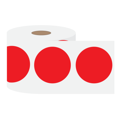 Circle Roll Labels